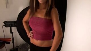 Model CFNM babe throating photographer