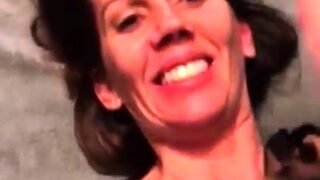 Blonde amateur milf does anal on pov camera 11